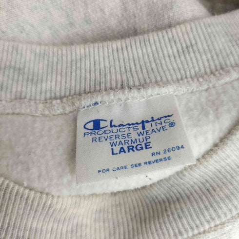 チャンピオン Champion REVERSE WEAVE リバースウィーブ ロゴ刺繍 クルーネックスウェット メンズ import:L